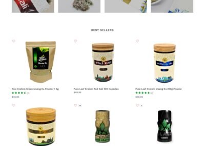 Kratom herbal Shopify eCommerce store