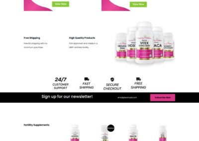 Medicine e-commerce website in Shopify