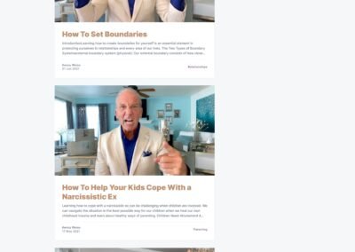Emotional mastery blogging website design using Krabi ghost theme