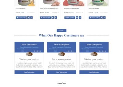 Beauty & herbal wordpress woocommerce website