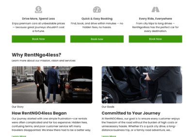 Car Rental Website