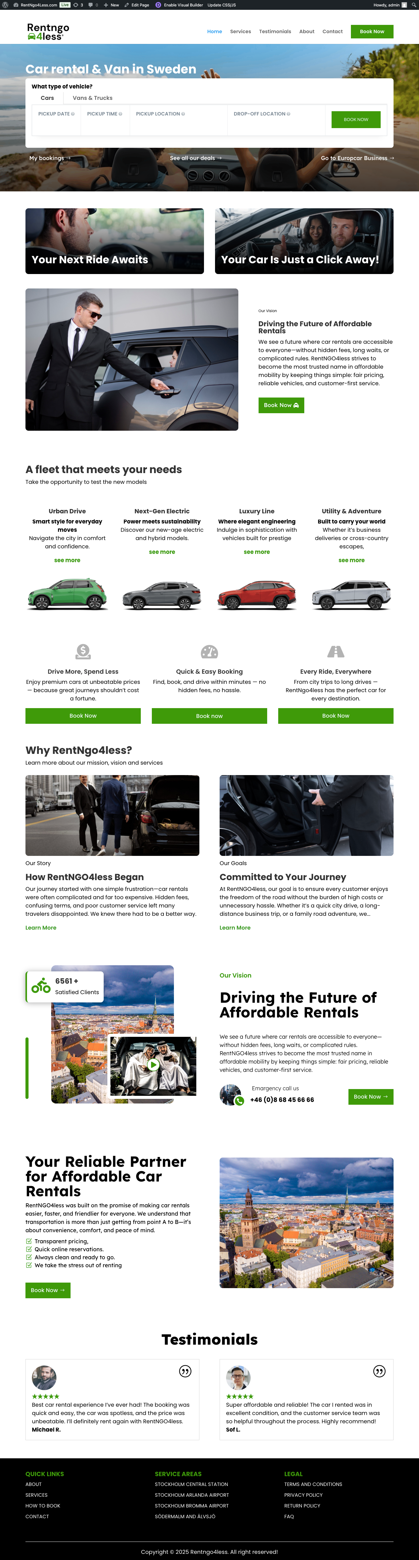Car Rental Website
